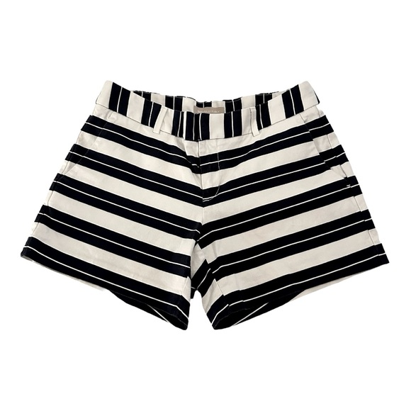 Banana Republic Hampton Fit Striped Shorts Women’s Size 4 - Picture 2 of 7